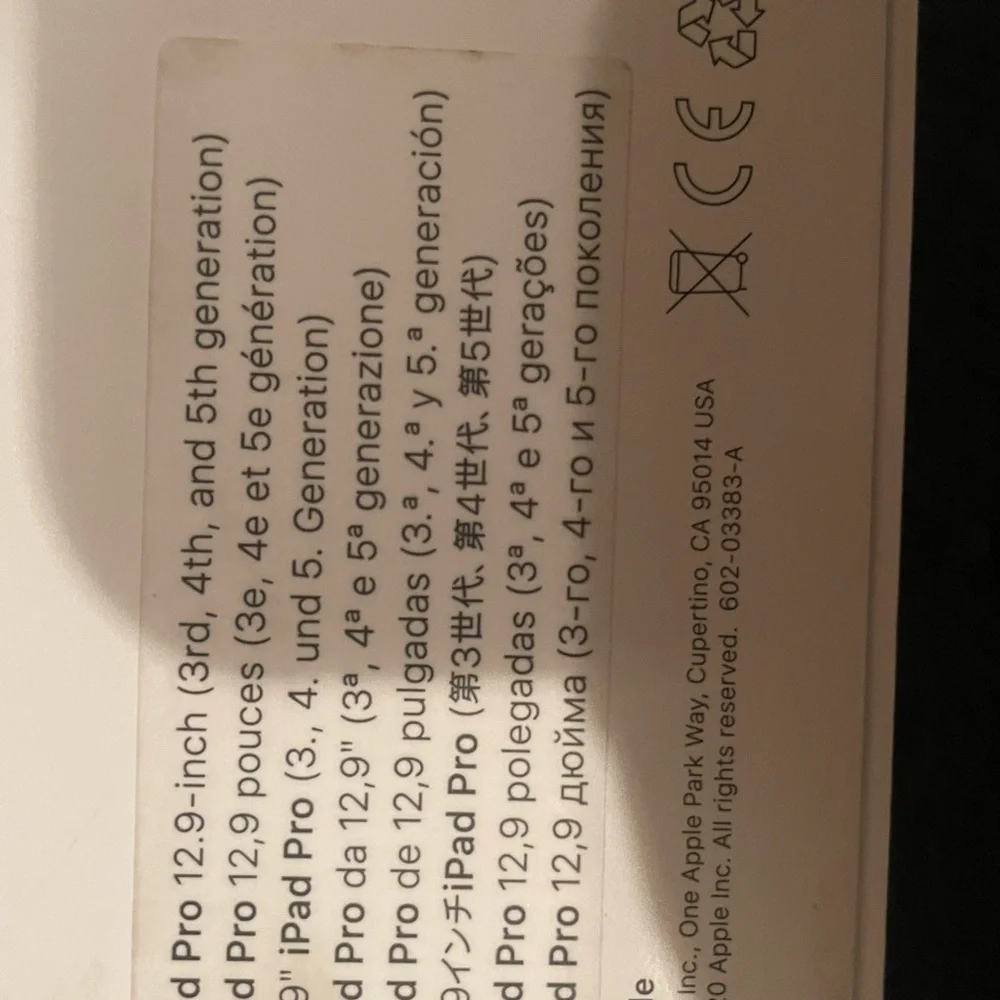Keyboard for Ipad Pro 12.9 3rd, 4th, 5th generation